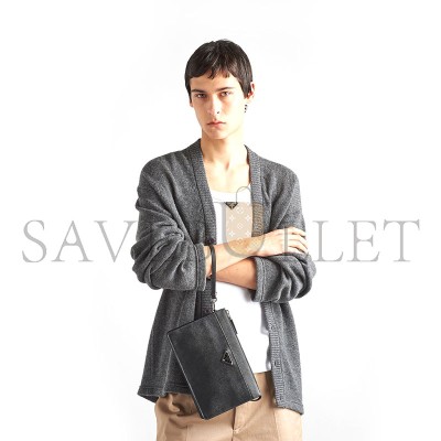 PRADA SAFFIANO LEATHER POUCH 2VF032 (25*17*4cm) PRADA SAFFIANO LEATHER POUCH 2VF032 (25*17*4cm)